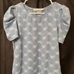 Ellison, size S, blue blouse.
